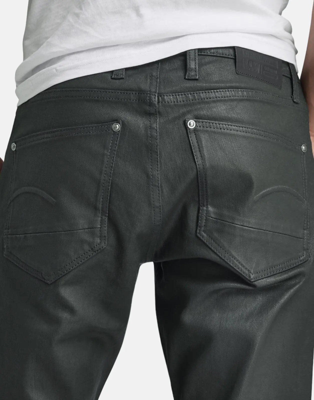 G-Star RAW Revend FWD Skinny Wax Coated Jeans
