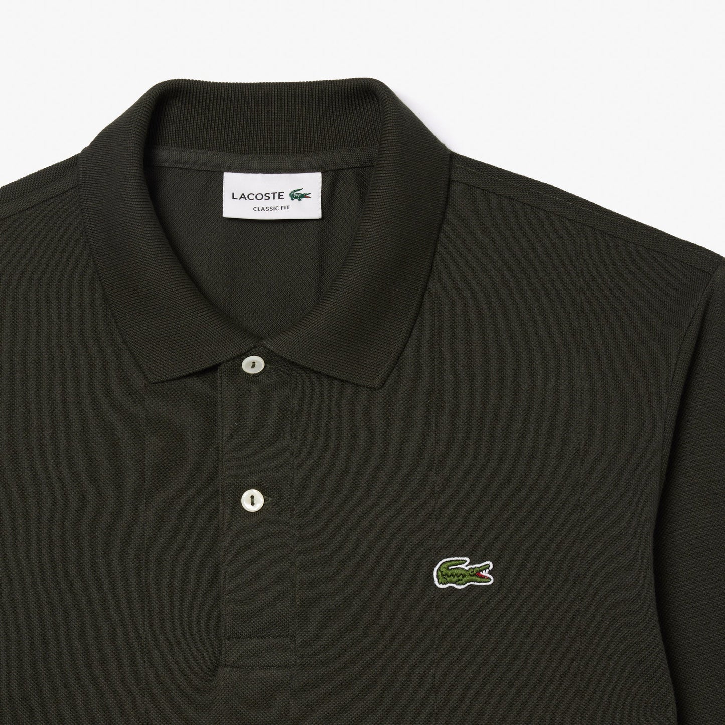 Classic Fit Long Sleeved L.12.12 Polo Shirt