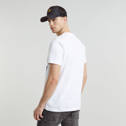Magazine Print T-Shirt - White